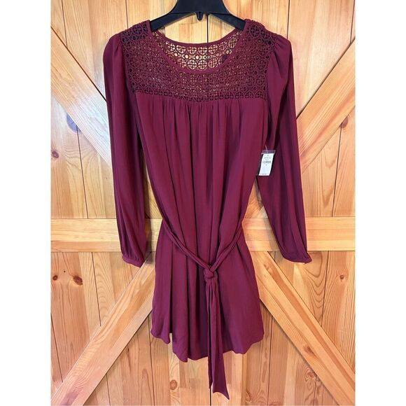 GAP  Dress fully lined with pockets tie waist Size S Nwt Retail $80 (4184) - Picture 1 of 6